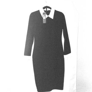 HomeYee Women’s Celebrity Turn Down Collar Dress